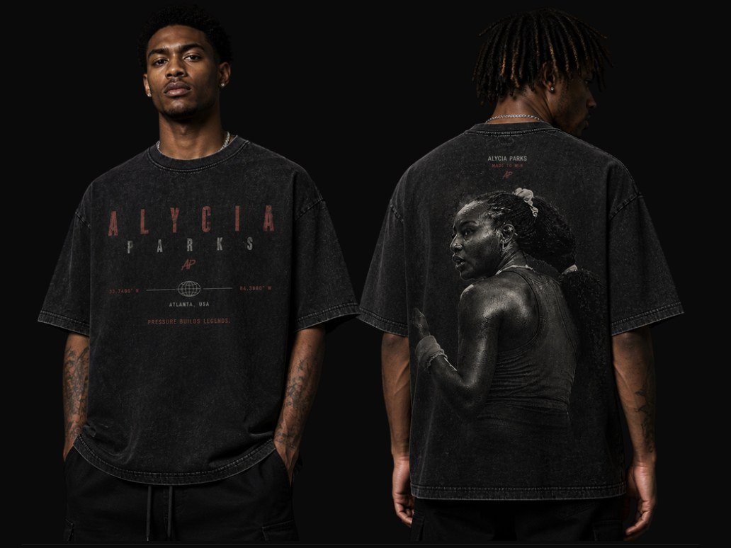 Under Pressure Tee, front and back